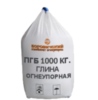 Порошок глины огнеупорной ПГБ (1000кг) ТУ 1522-009-00190495