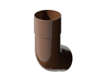 Колено трубы 135 гр.,коричневый (пластик) ПВХ (Технониколь)
