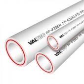 Труба VALTEC PP-FIBER Дн 32*4,4 PN20 арм.ст/вол-ом дл.4м (для отопл.и гор.воды)