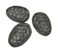 Камни для бани - чугун. овальный "Кедровая шишка" 68*98мм (1,44кг)