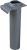 Труба с заслонкой ТЗ-800 дл. 800 мм Ду 150 мм (для печи АТБ) *