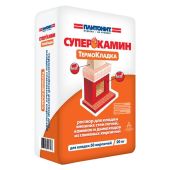 Смесь кладочная "Плитонит СуперКамин ТермоКладка"(20кг) Глиняная для нар и вн.раб,расх.-20кг на 50ки