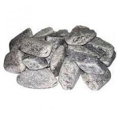 Камни для бани и сауны - габбро-диабаз обвалованный фр.70-150мм (1уп.=20 кг)